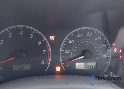 2010 Toyota Corolla Le z USA, uszkodzony, nr VIN 2T1BU4EE1AC263713